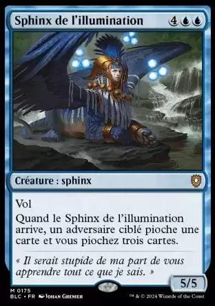 Bloomburrow Commander Decks - Sphinx de l\'illumination