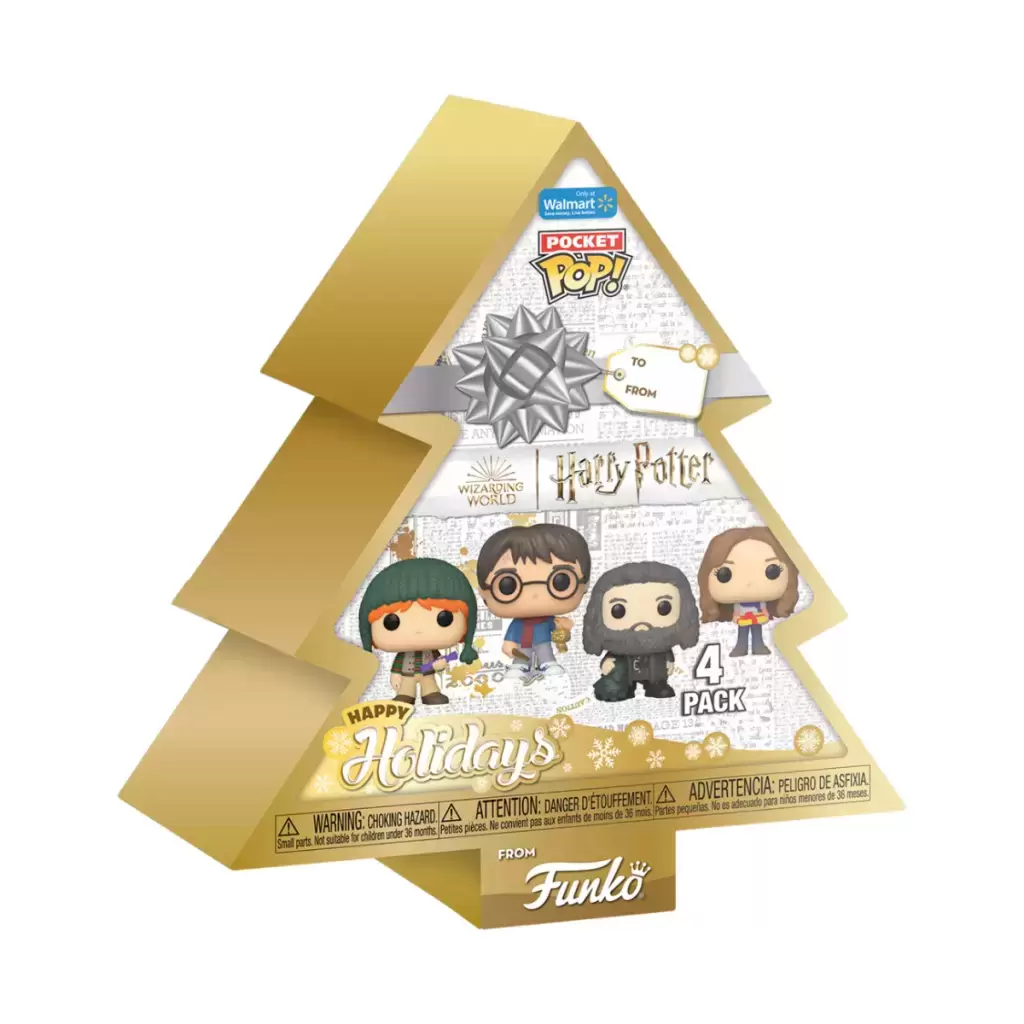 Pocket Pop! and Pop Minis! - Harry potter - Happy Holidays 4 Pack