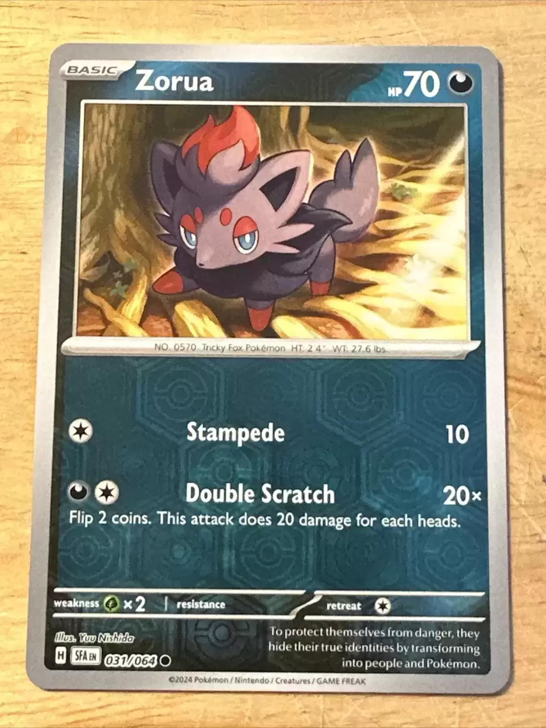 Shrouded Fable - SFAEN - Zorua Reverse