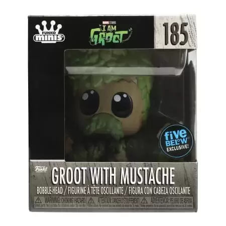 Funko Minis - I am Groot - Groot With Mustache