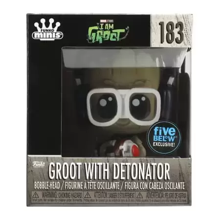 Funko Minis - I am Groot - Groot With Detonator