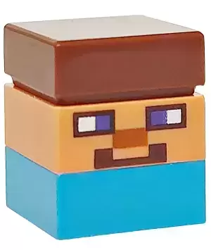 Lego Minecraft Minifigures - Micromob Steve - Short