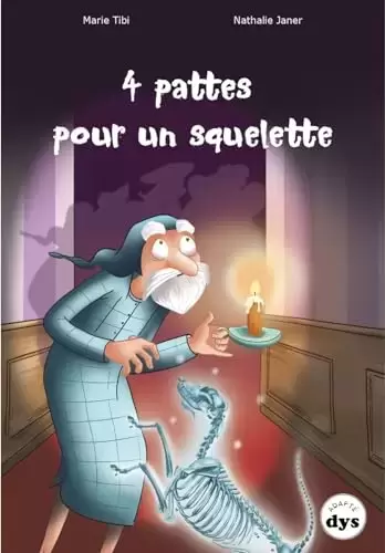 Livres pour enfants - 4 pattes pour un squelette