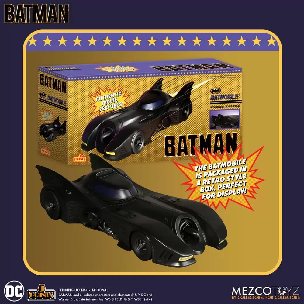 MezcoToyz - Batman 1989 - Batmobile