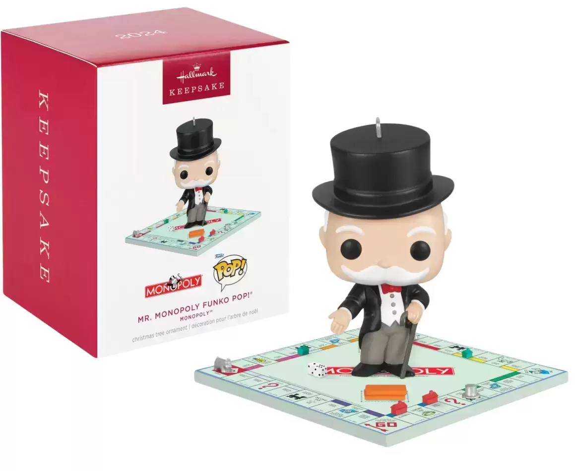 Funko Ornaments - Monopoly - Mr. monopoly