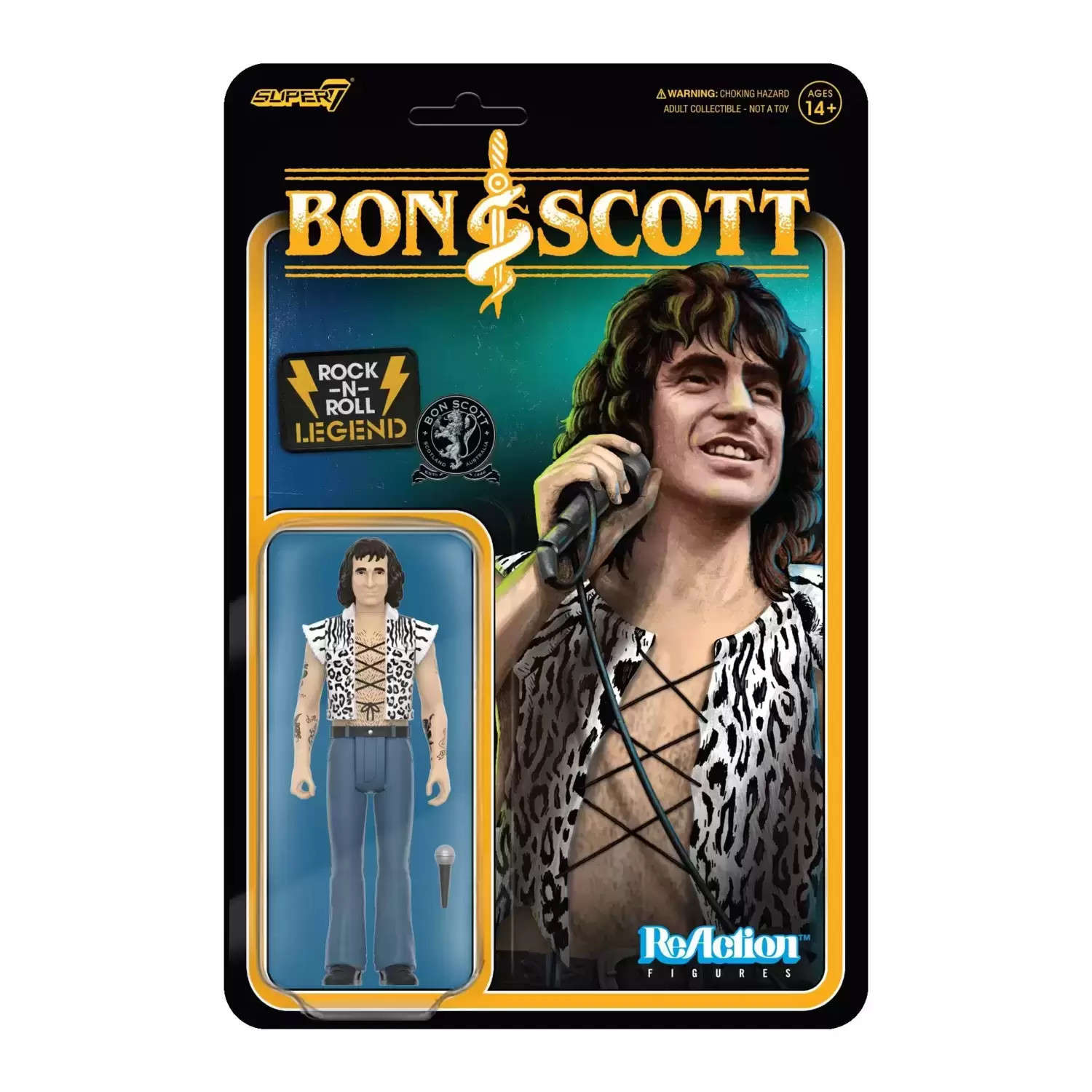 ReAction Figures - Bon Scott (Leopard Print)