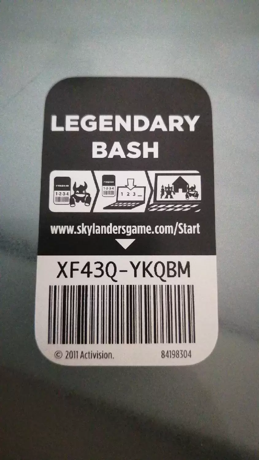 Web Code Skylanders Spyro\'s Adventures - Legendary Bash