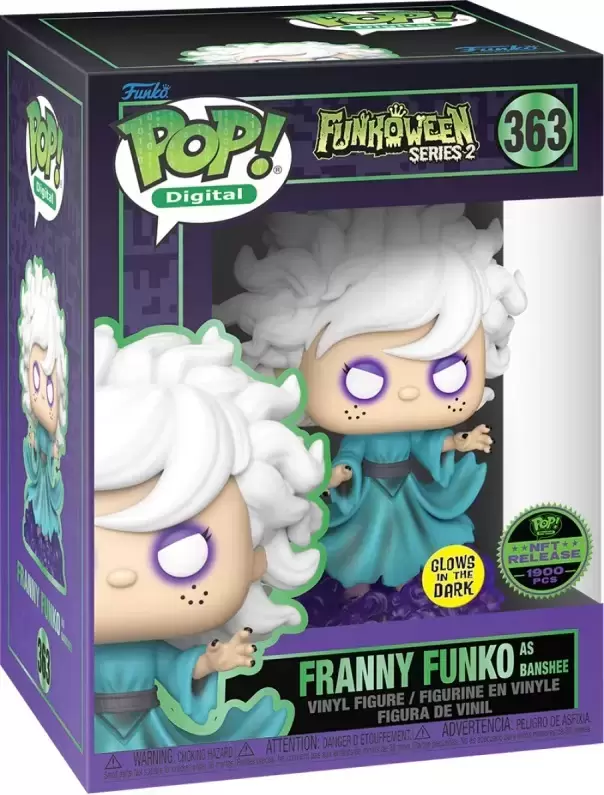 POP! Digital - Funkoween Series 2 - Franny Funko as Banshee GITD
