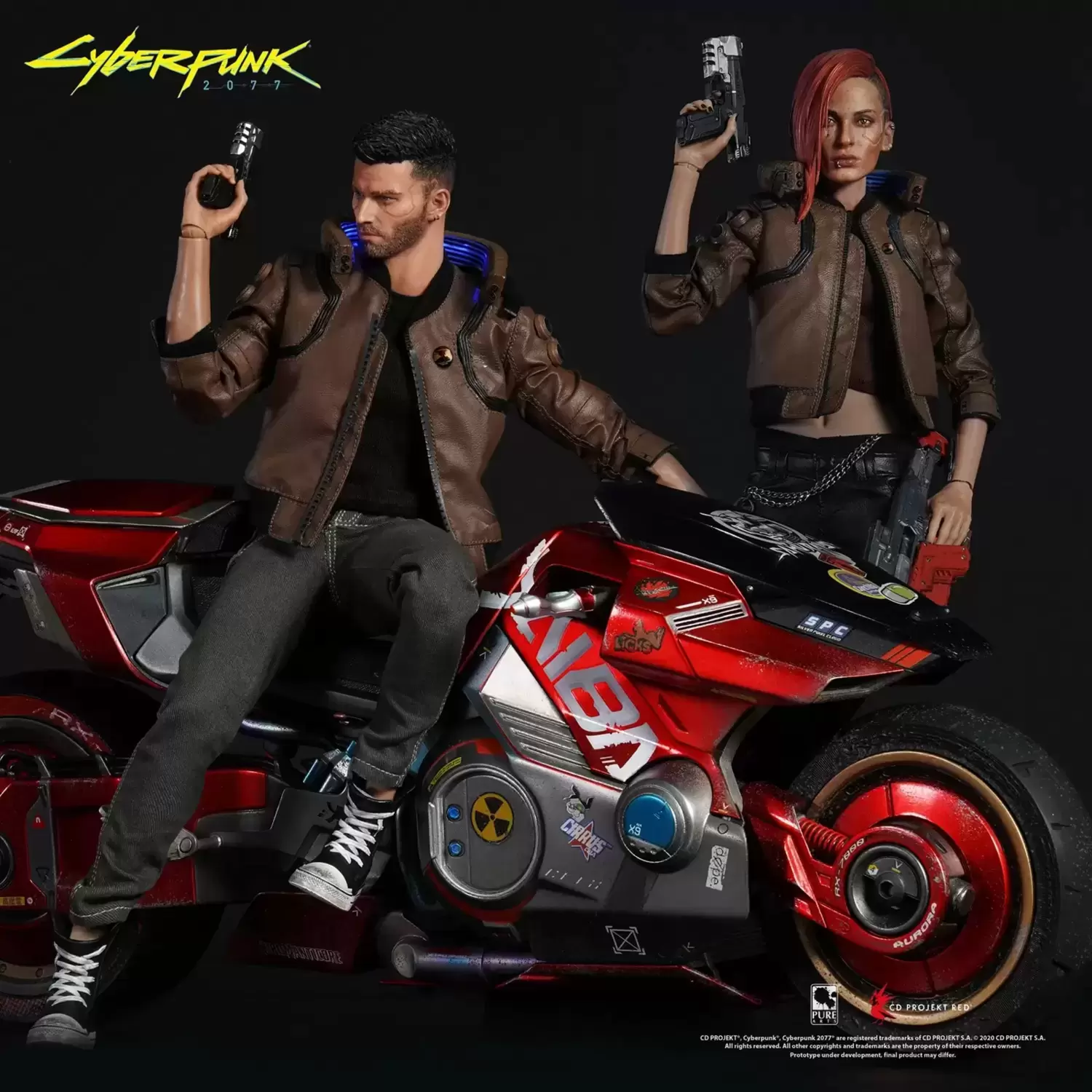 PureArts - Cyberpunk 2077 -  V & Yaiba Kusanagi