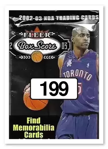 2002-03 Fleer Box Score US - Chris Webber