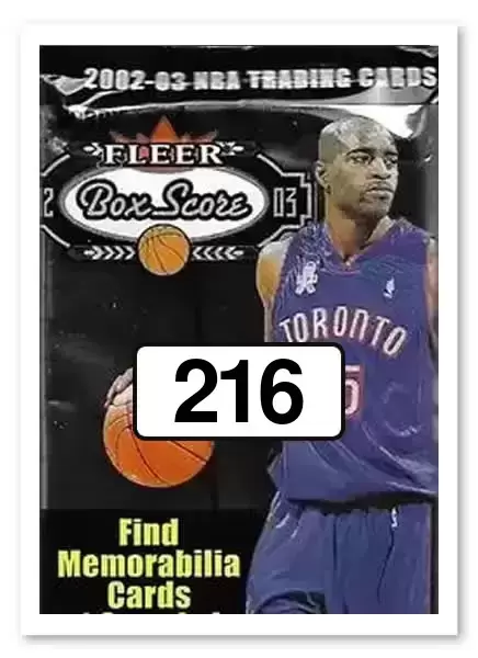 2002-03 Fleer Box Score US - Wang Zhizhi