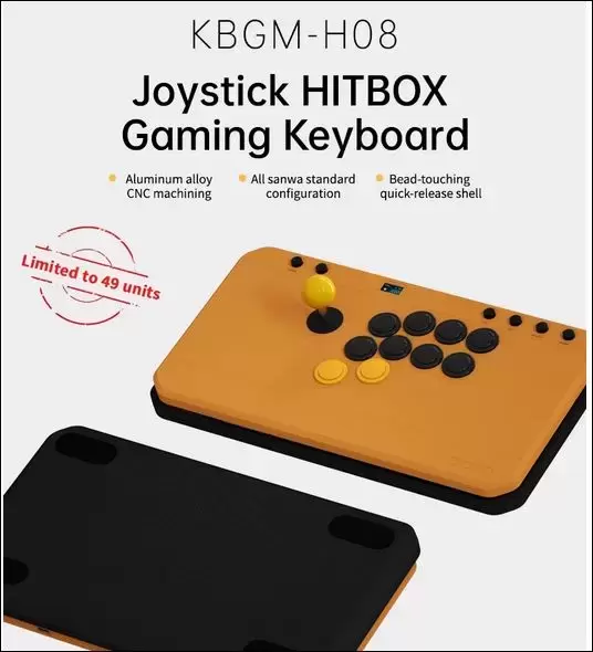 Arcade Stick - DOIO - Joystick HITBOX Gaming Keyboard