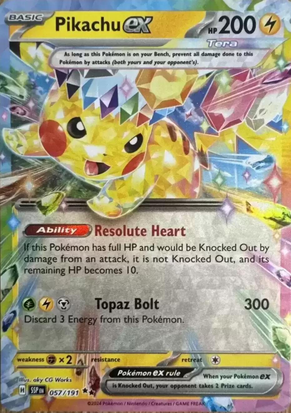 Surging Sparks SSPEN - Pikachu EX