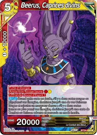 Beyond Generations [BT24] - Beerus, Caprices divins