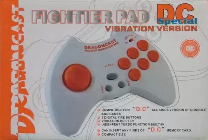 Manettes / Joystick / PAD Multi-Plateformes - DragonCast - Fighter Pad DC Special Vibration Version