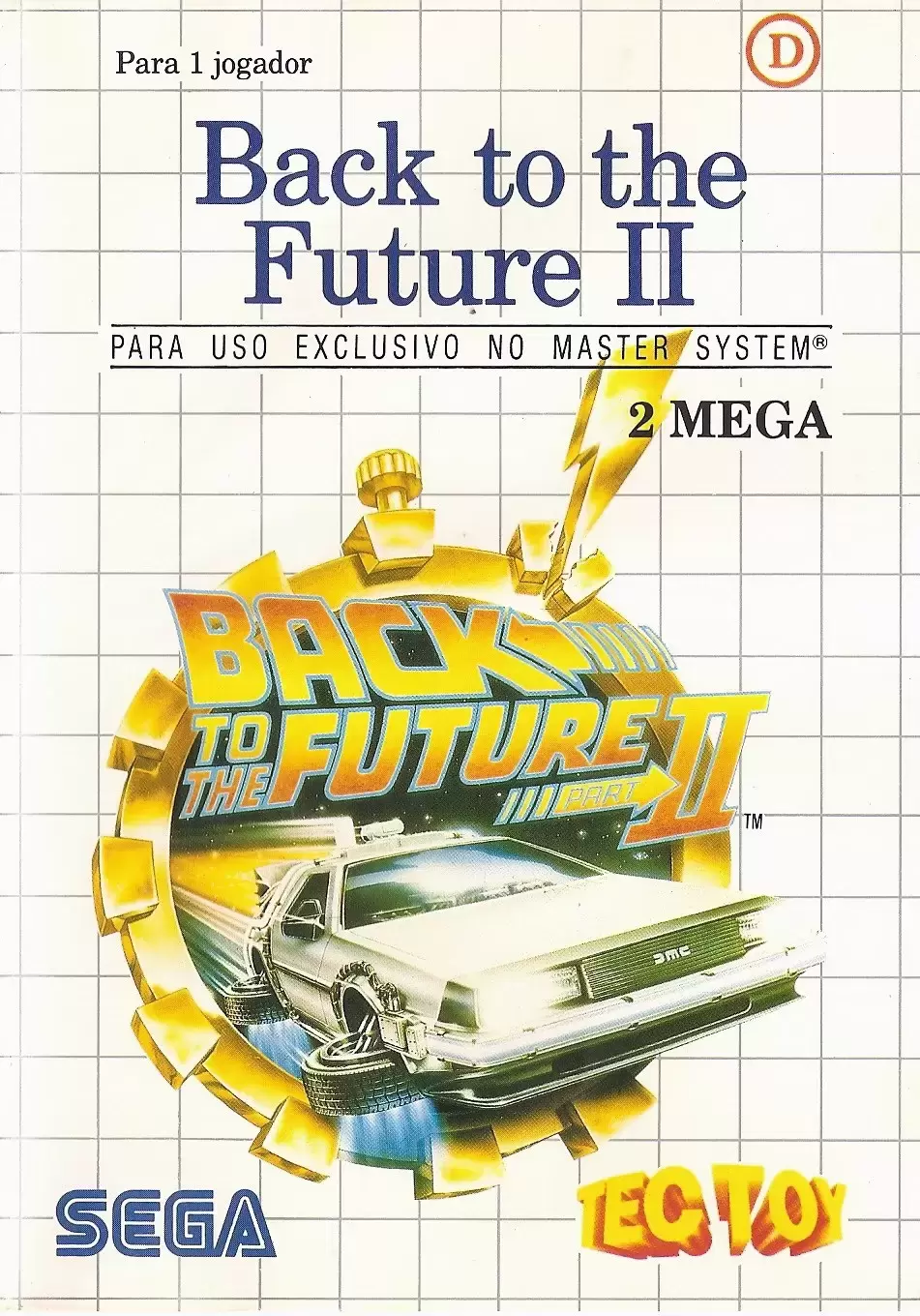 Tectoy - Brazilian Master System Games - Back to the Future Part II