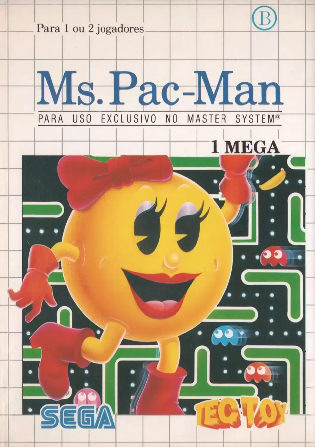 Tectoy - Jeux Master System Brésil - Ms. Pac-Man