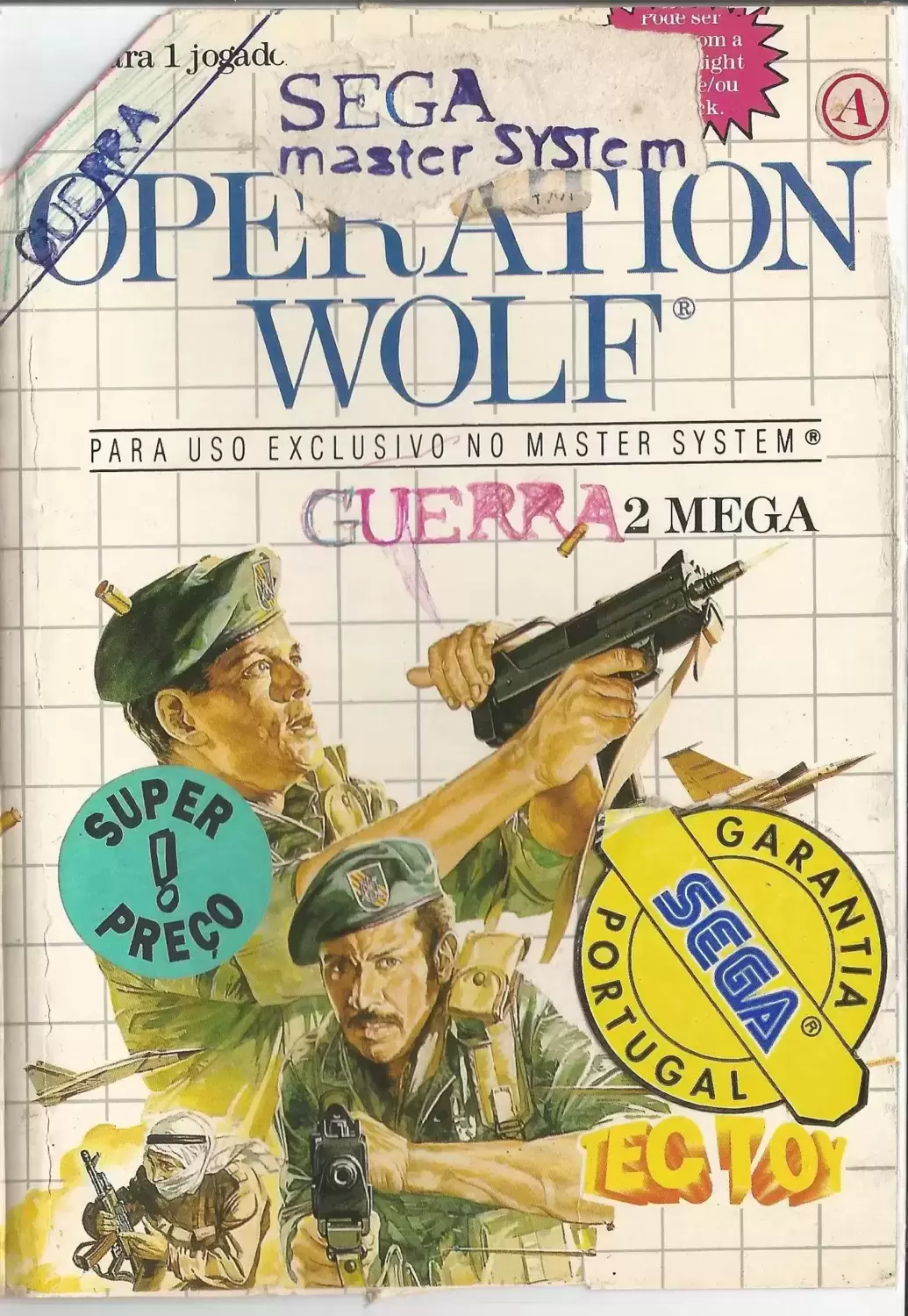 Tectoy - Jeux Master System Brésil - Operation Wolf