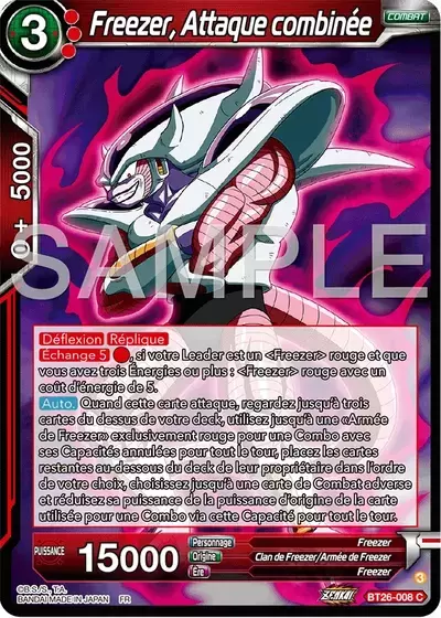 Ultimate Advent [BT26] - Freezer, Attaque combinée