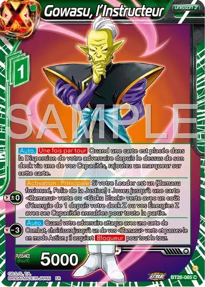 Ultimate Advent [BT26] - Gowasu, l\'Instructeur