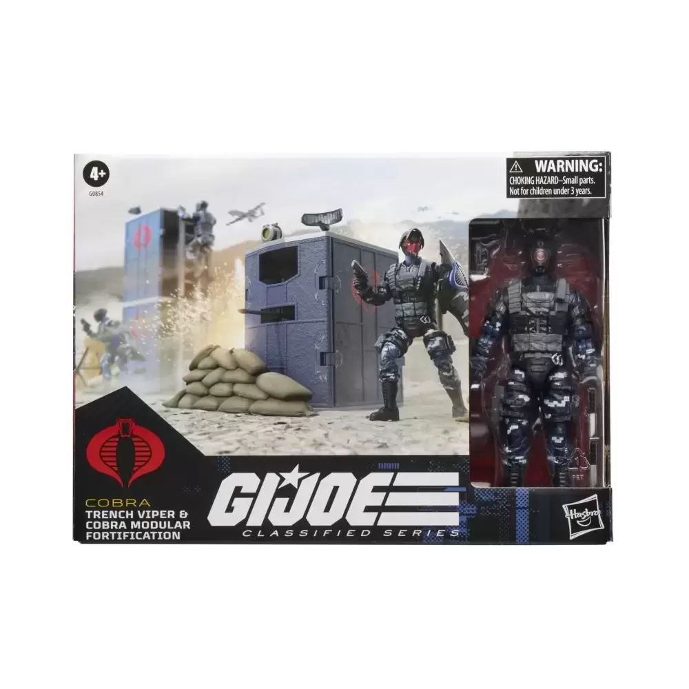 G.I. JOE - Classified Series - Trench Viper & Cobra Modular Fortification