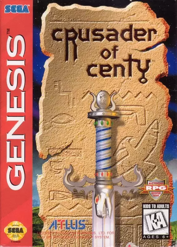 US - Sega Genesis Games - Crusader of Centy
