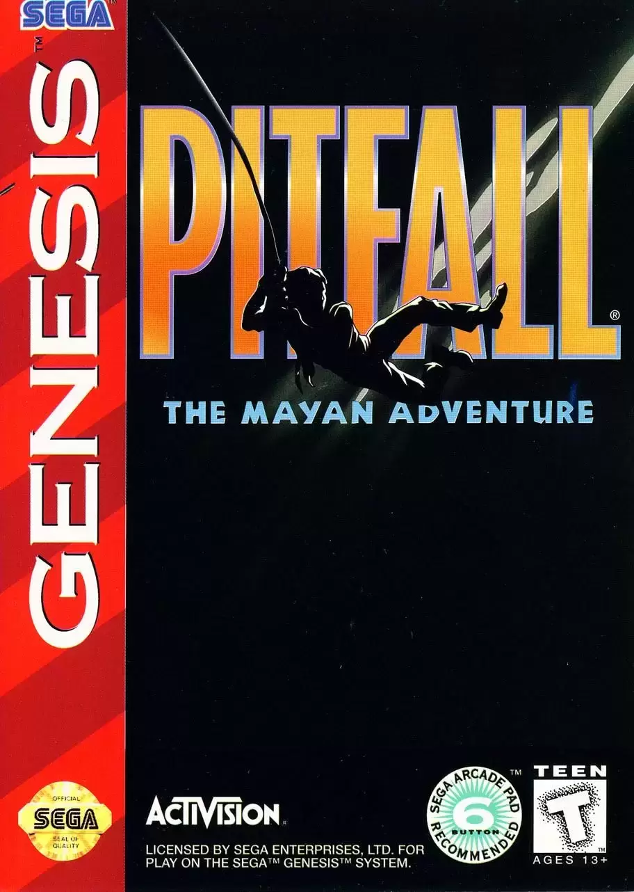 US - Jeux SEGA Genesis - Pitfall