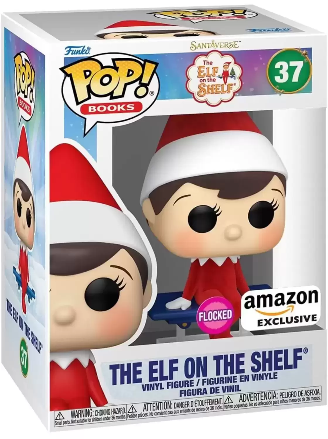POP! Books - The Elf on The Shelf - The Elf on The Shelf Flocked