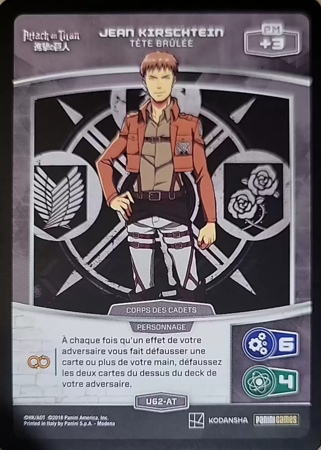 Attack On Titan-VF - Jean Kirschtein - Tête brûlée