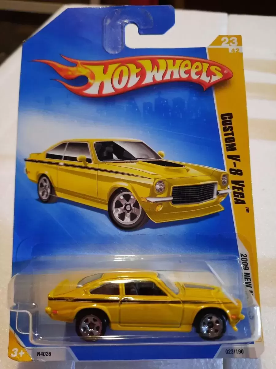 Mainline Hot Wheels - Custom V8 Vega Yellow