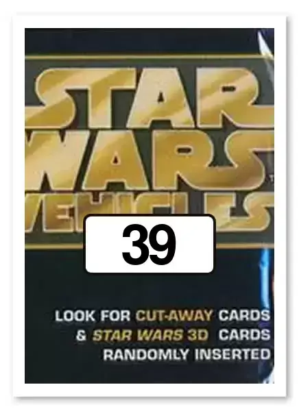 Topps - Star Wars Køretøjer - Lambda-Class Shuttle