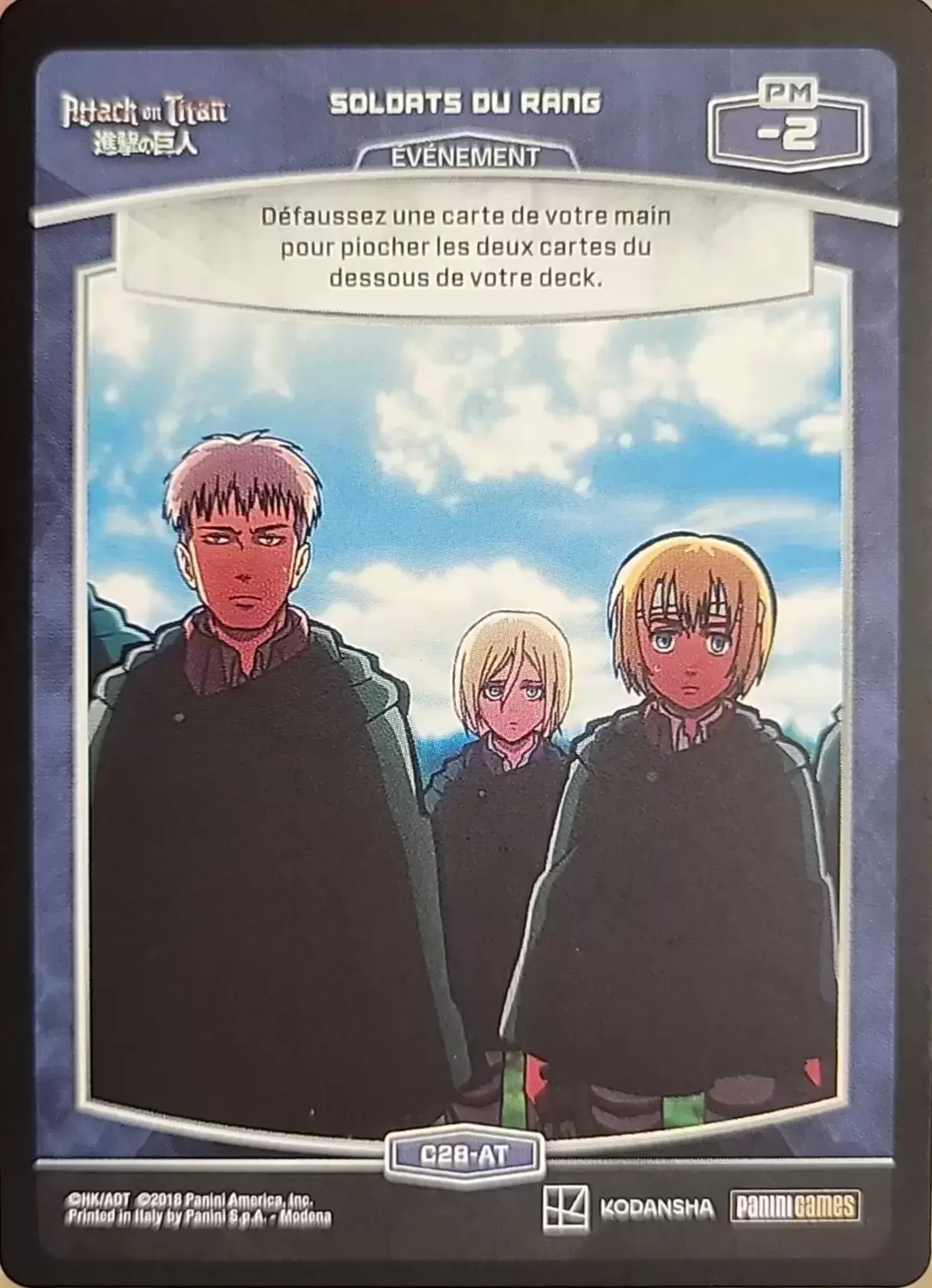 Attack On Titan-VF - Soldats du rang