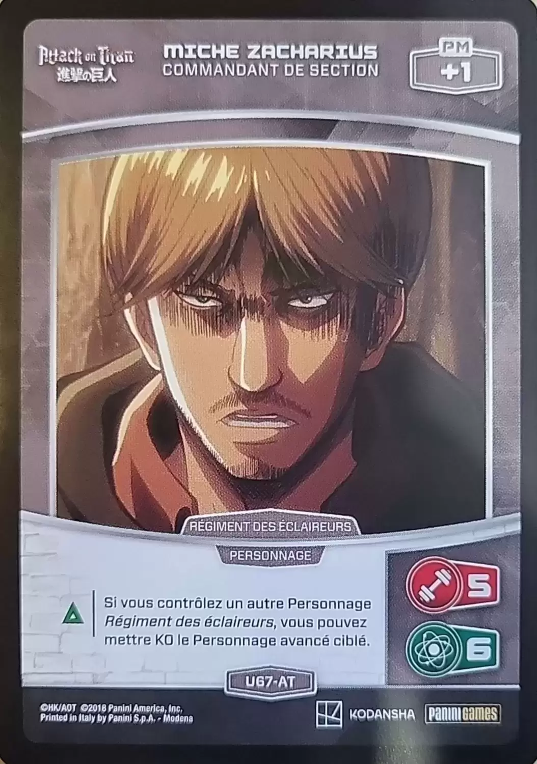 Attack On Titan-VF - Miche Zacharius - Commandant de secteur