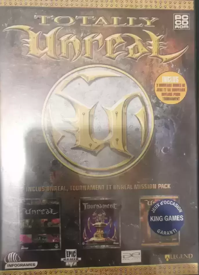 Jeux PC - Totally Unreal : Tournament et Unreal Mission pack