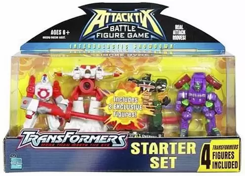 Transformers - Attacktix - Starter Set and Bonus Rare Action Figure