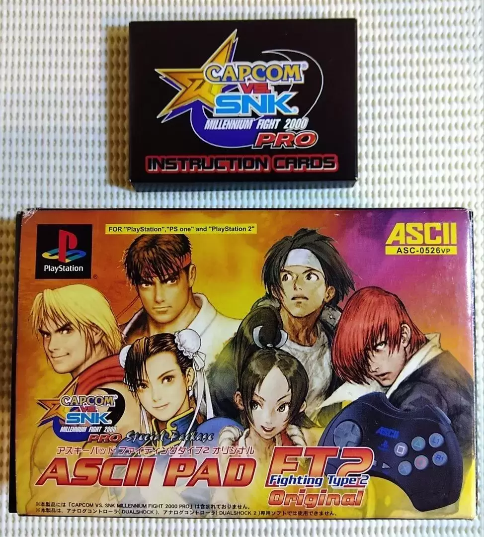 Manettes / Joystick / PAD Multi-Plateformes - ASCII PAD FT2 Fighting Type 2 Original - CAPCOM Vs SNK