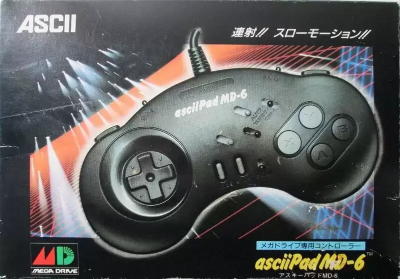 Manettes / Joystick / PAD Multi-Plateformes - ASCII PAD MD-6 (version JAP)