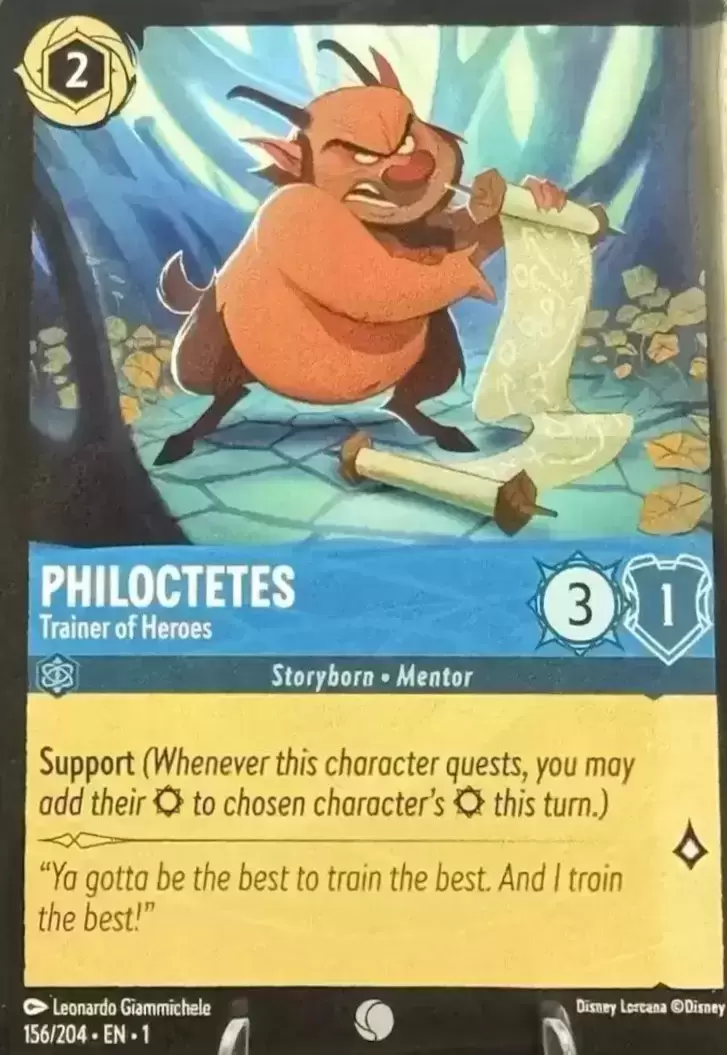 The First Chapter - Philoctetes - Trainer of Heroes - Foil