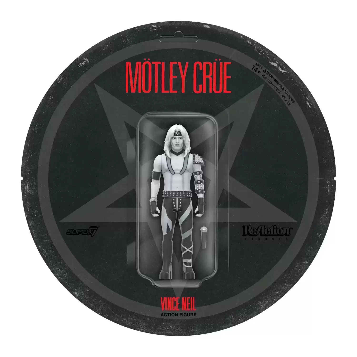ReAction Figures - Vince Neil (Shout At The Devil - Black & White)