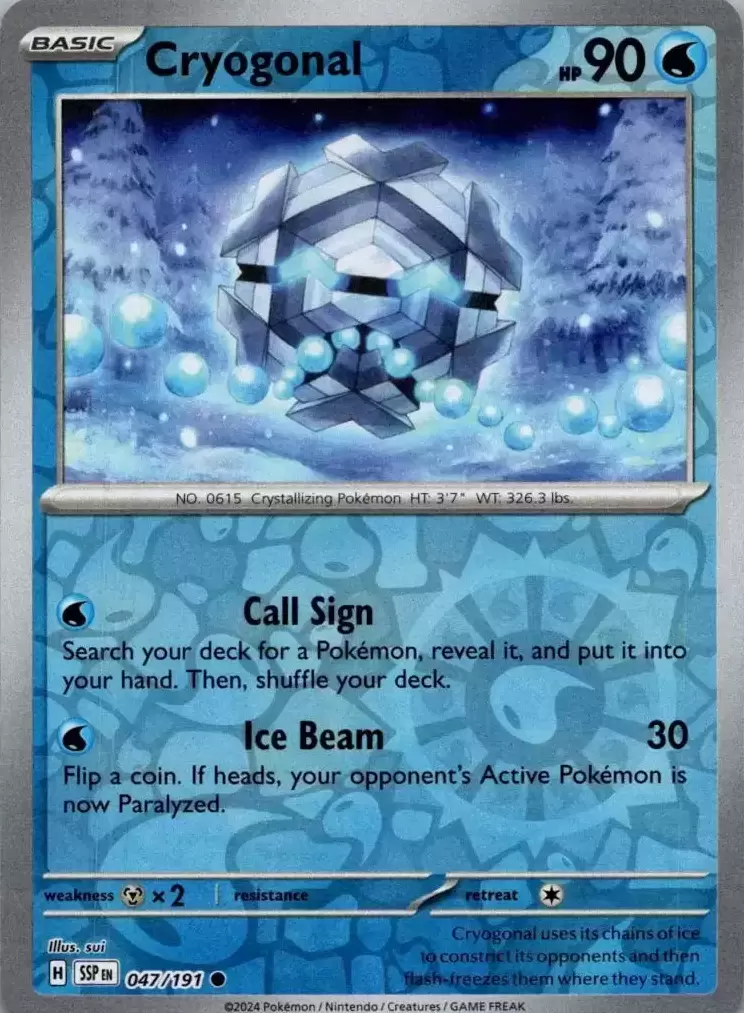 Surging Sparks SSPEN - Cryogonal Reverse