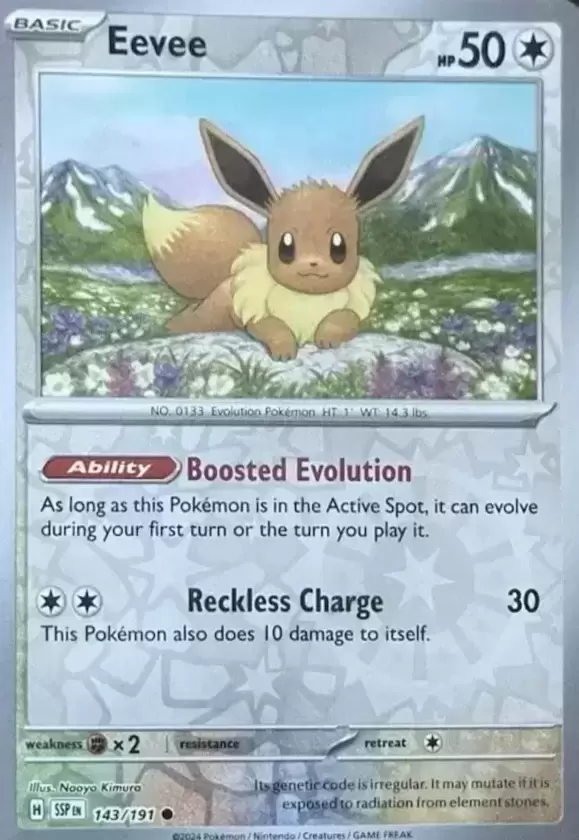 Surging Sparks SSPEN - Eevee Reverse
