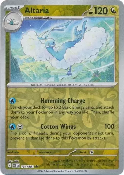 Surging Sparks SSPEN - Altaria Reverse