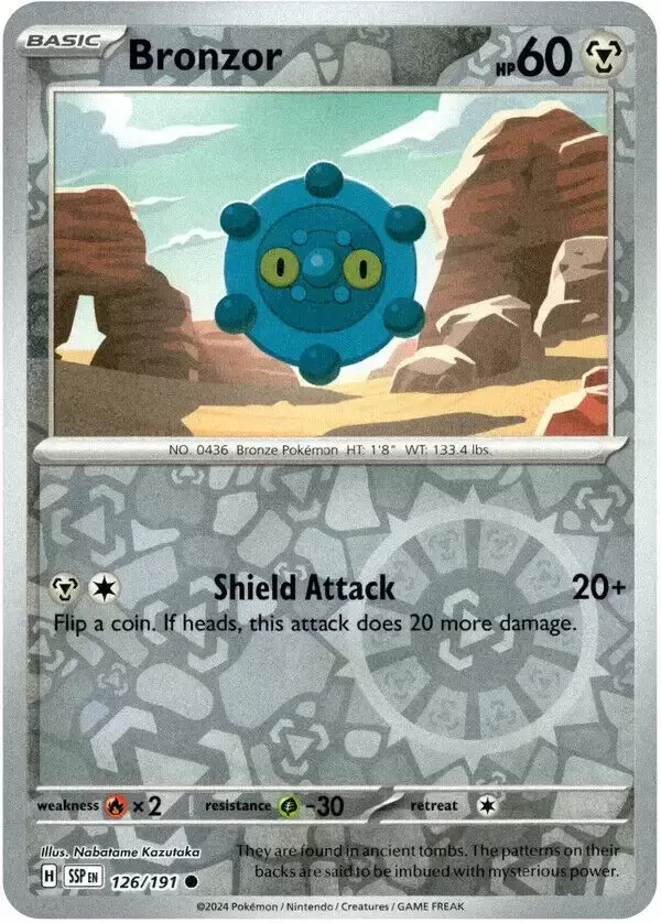 Surging Sparks SSPEN - Bronzor Reverse