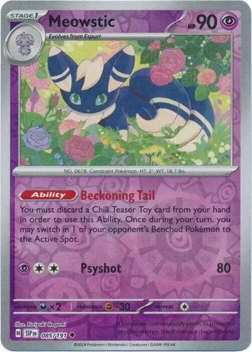 Surging Sparks SSPEN - Meowstic Reverse