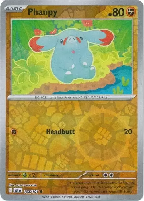 Surging Sparks SSPEN - Phanpy Reverse