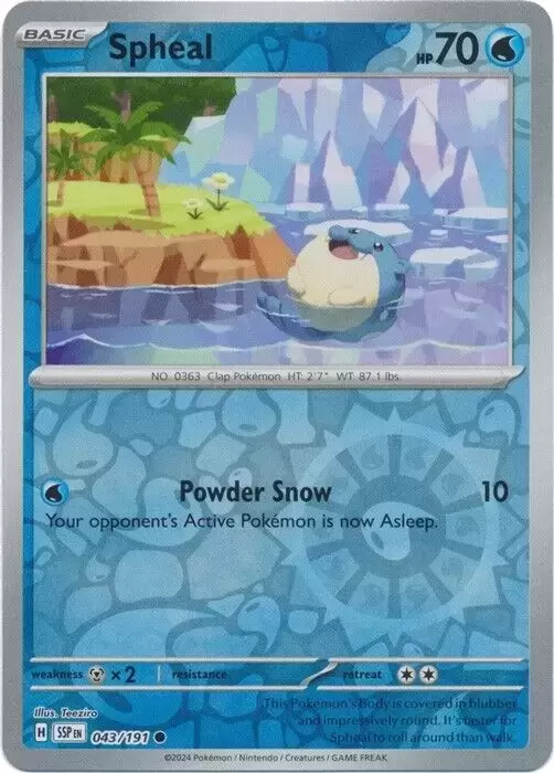 Surging Sparks SSPEN - Spheal Reverse