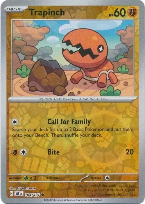 Surging Sparks SSPEN - Trapinch Reverse