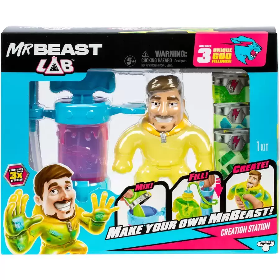 Goo Jit Zu - Mr Beast Lab - MrBeastLab - Make your own Mr Beast