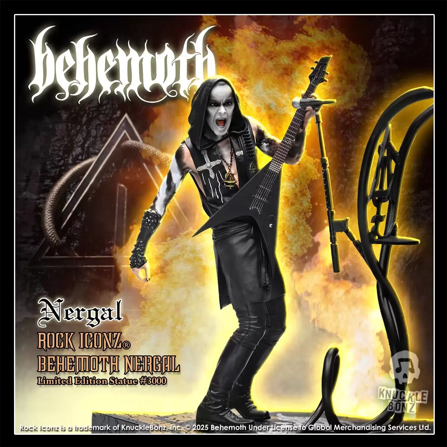 Knucklebonz - Rock Iconz - Behemoth Nergal