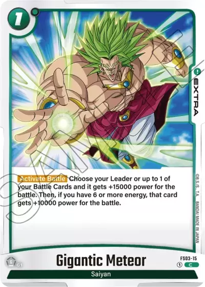 Starter Deck - Broly FS03 - Gigantic Meteor
